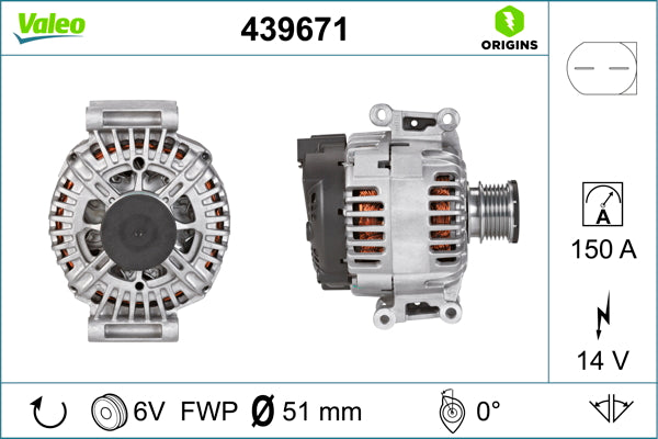 VALEO VAL439671 Alternator