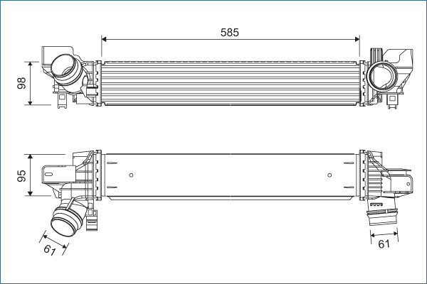 VALEO VAL822932 Charge Air Cooler