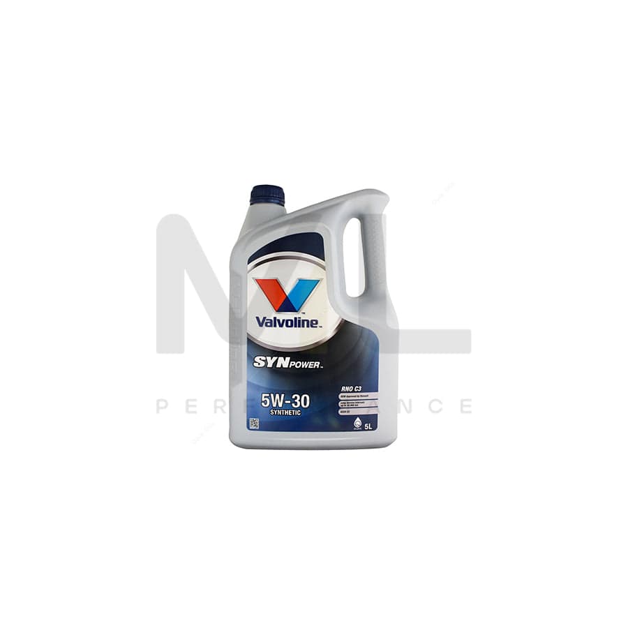 Valvoline SynPower RNO C3 SAE 5W-30 Premium Grade Synthetic Engine Oil 5l