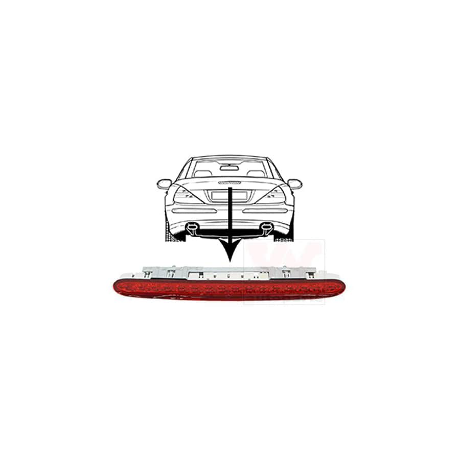 Van Wezel 3042929 Third Brake Light Suitable For Mercedes-Benz Sl Convertible (R230)