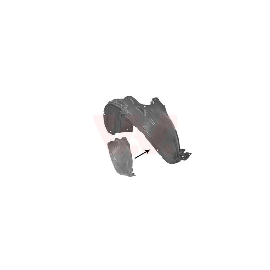 Van Wezel 3380434 Panelling, Mudguard for NISSAN Juke (F15)