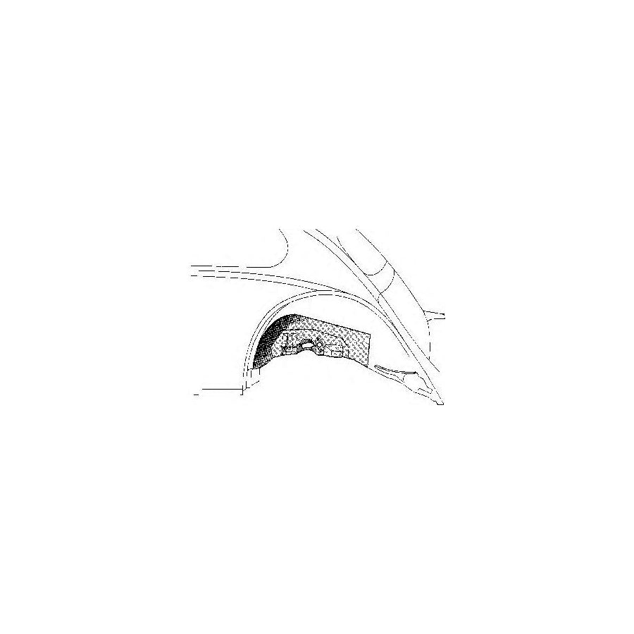 Van Wezel 5801.96 Repair Panel for VW KAEFER