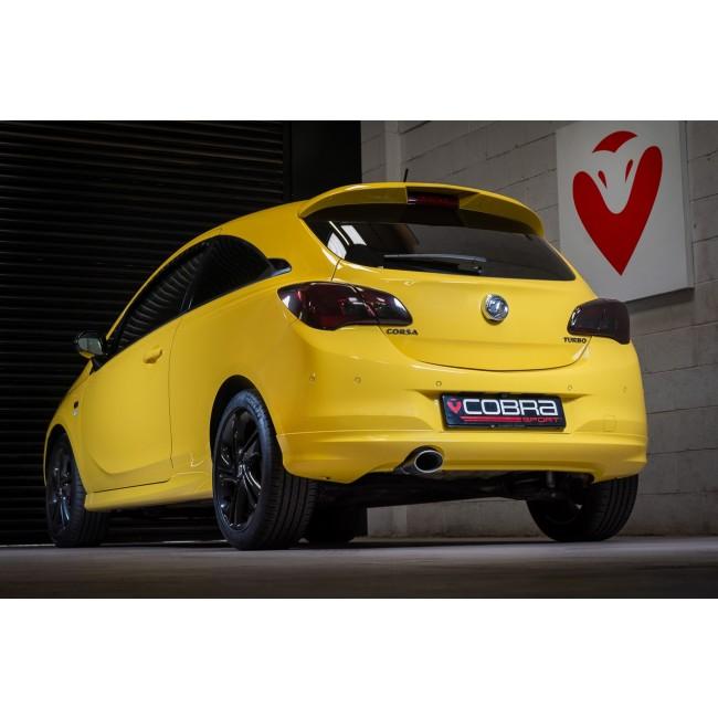 Cobra Exhaust Vauxhall Corsa E 1.0 Turbo (15-19) Venom Box Delete Rear Performance Exhaust