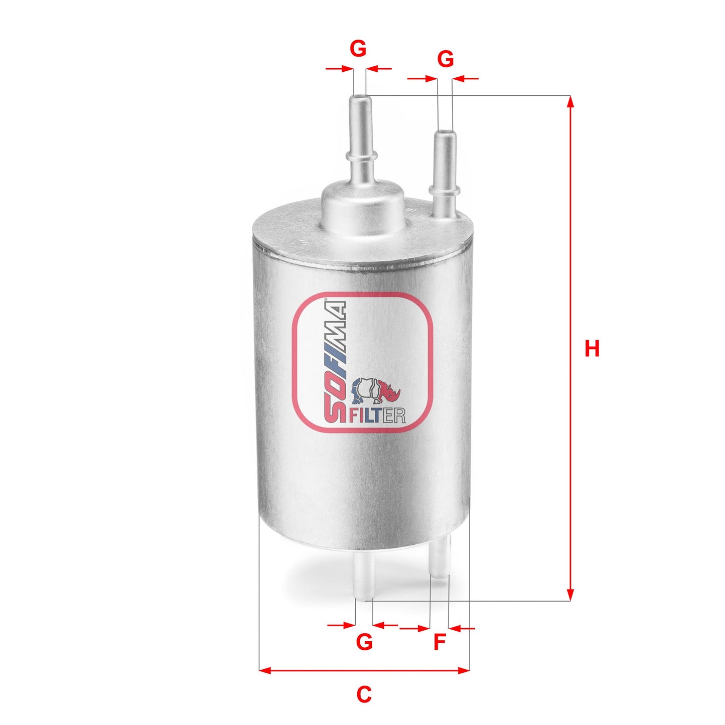 SOFIMA S1958B Fuel Filter