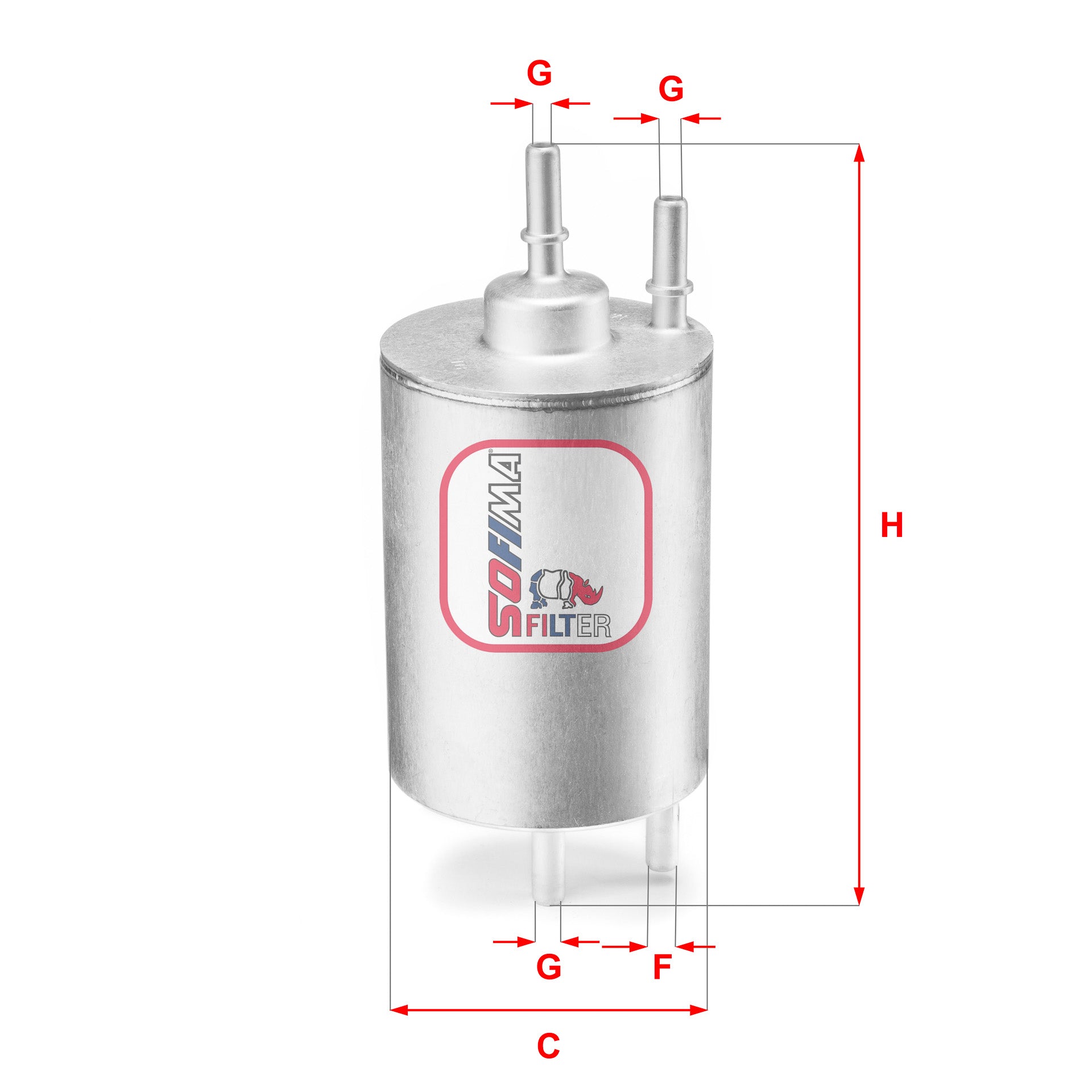SOFIMA S1958B Fuel Filter