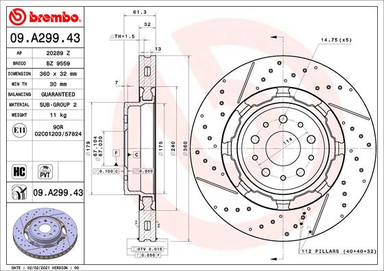 BBP 41434BBP Disc Brake Caliper Repair Kit