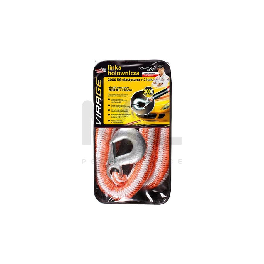 VIRAGE 94-019 Tow rope 4m, 2t, with hook