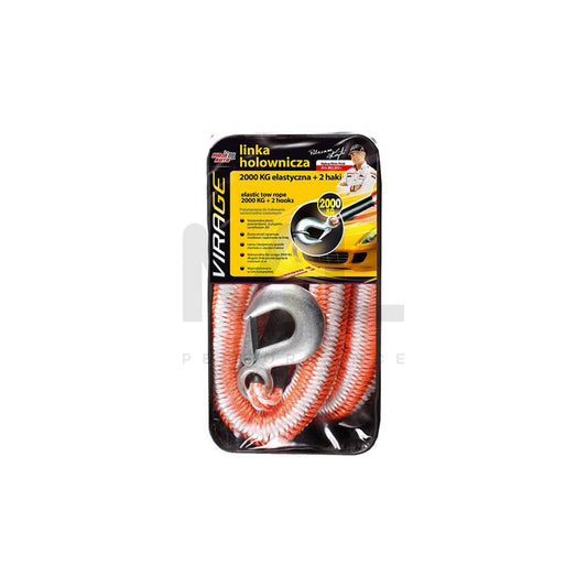 VIRAGE 94-019 Tow rope 4m, 2t, with hook