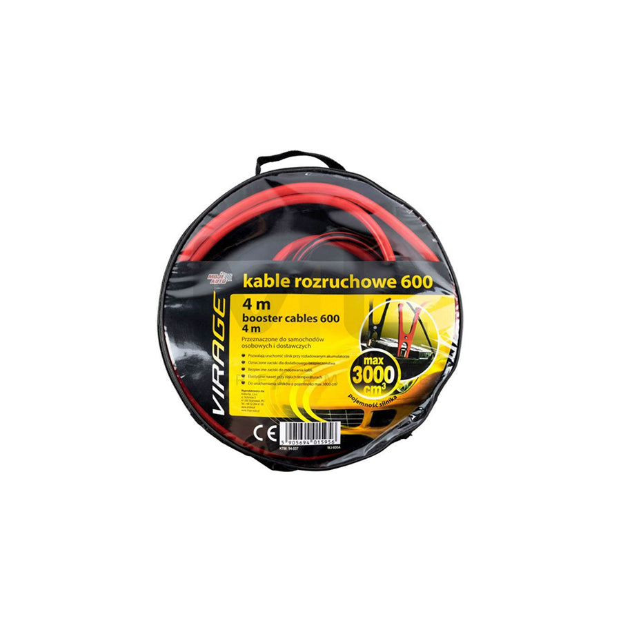VIRAGE 94-037 Jump leads 600A