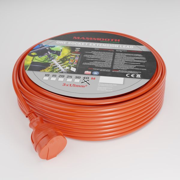 MAMMOOTH EXTCG5VVF3X1540M1F Power Extension Cord