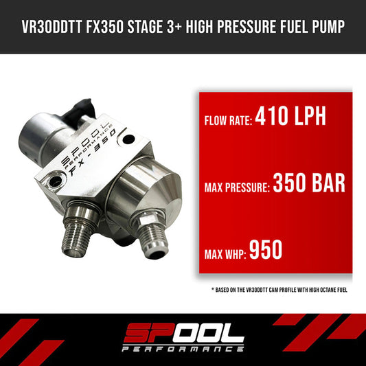 Spool Performance FX-350 Stage 3+ Upgraded High Pressure Pump [VR30DDTT]