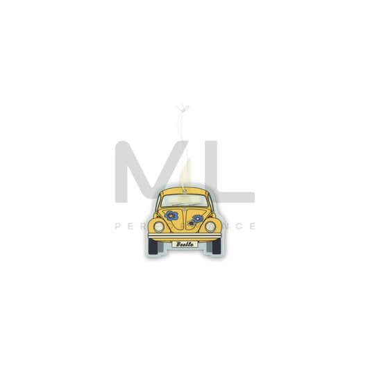 VW Collections Car Air Freshener - VW Beetle - Coconut/Yellow