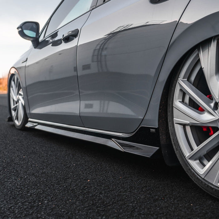 Zaero ZA-GOLF-8-SW VW GOLF MK8 & MK8.5 EVO-1 GLOSS BLACK SIDE SKIRTS