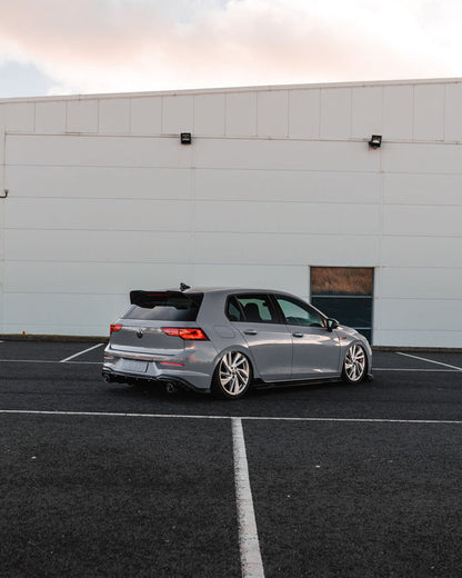 Zaero ZA-GOLF-8-GTI-DF VW GOLF GTI MK8 & MK8.5 EVO-1 GLOSS BLACK REAR DIFFUSER
