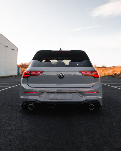 Zaero ZA-GOLF-8-GTI-DF VW GOLF GTI MK8 & MK8.5 EVO-1 GLOSS BLACK REAR DIFFUSER
