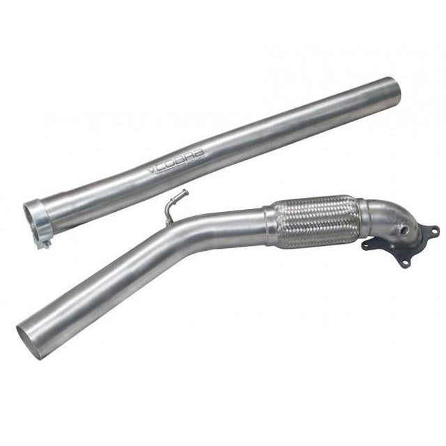 Cobra Exhaust VW Scirocco R 2.0 TSI (09-18) Sports Cat / De-Cat Front Downpipe Performance Exhaust