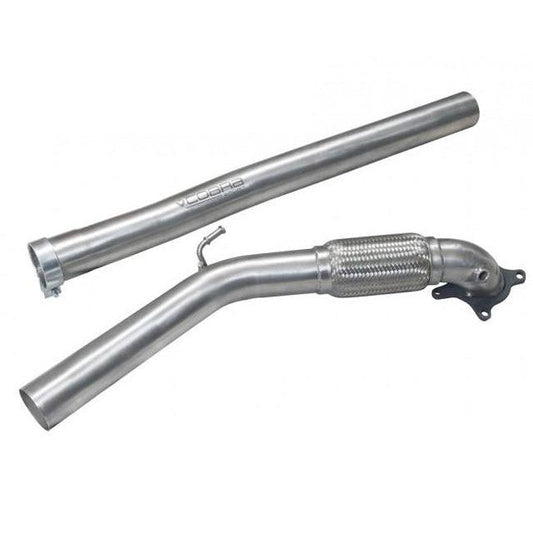 Cobra Exhaust VW Scirocco R 2.0 TSI (09-18) Sports Cat / De-Cat Front Downpipe Performance Exhaust