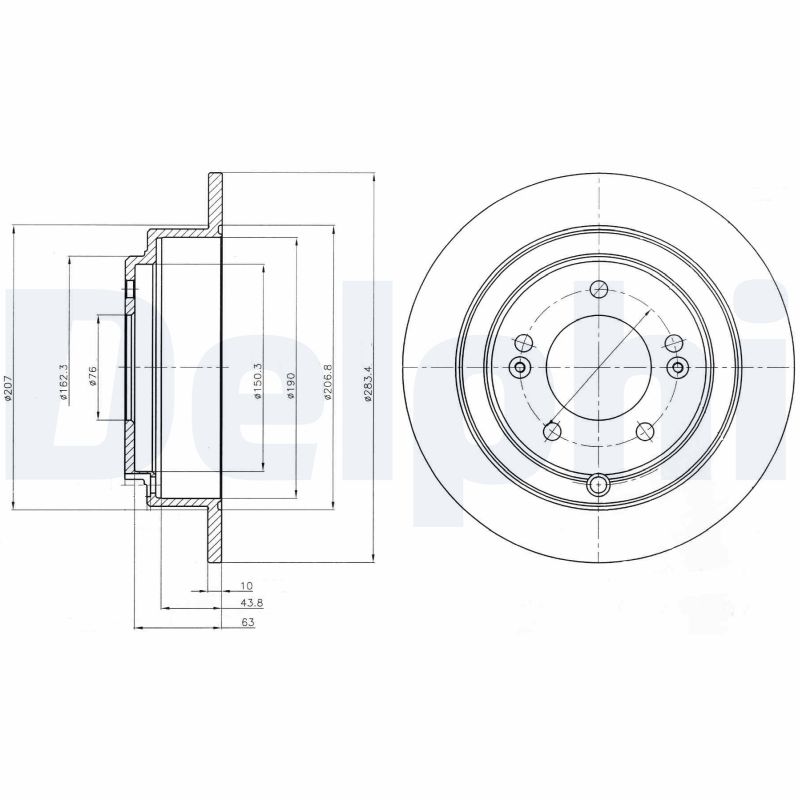 WABCO 9253240007 Pretensioning Cylinder