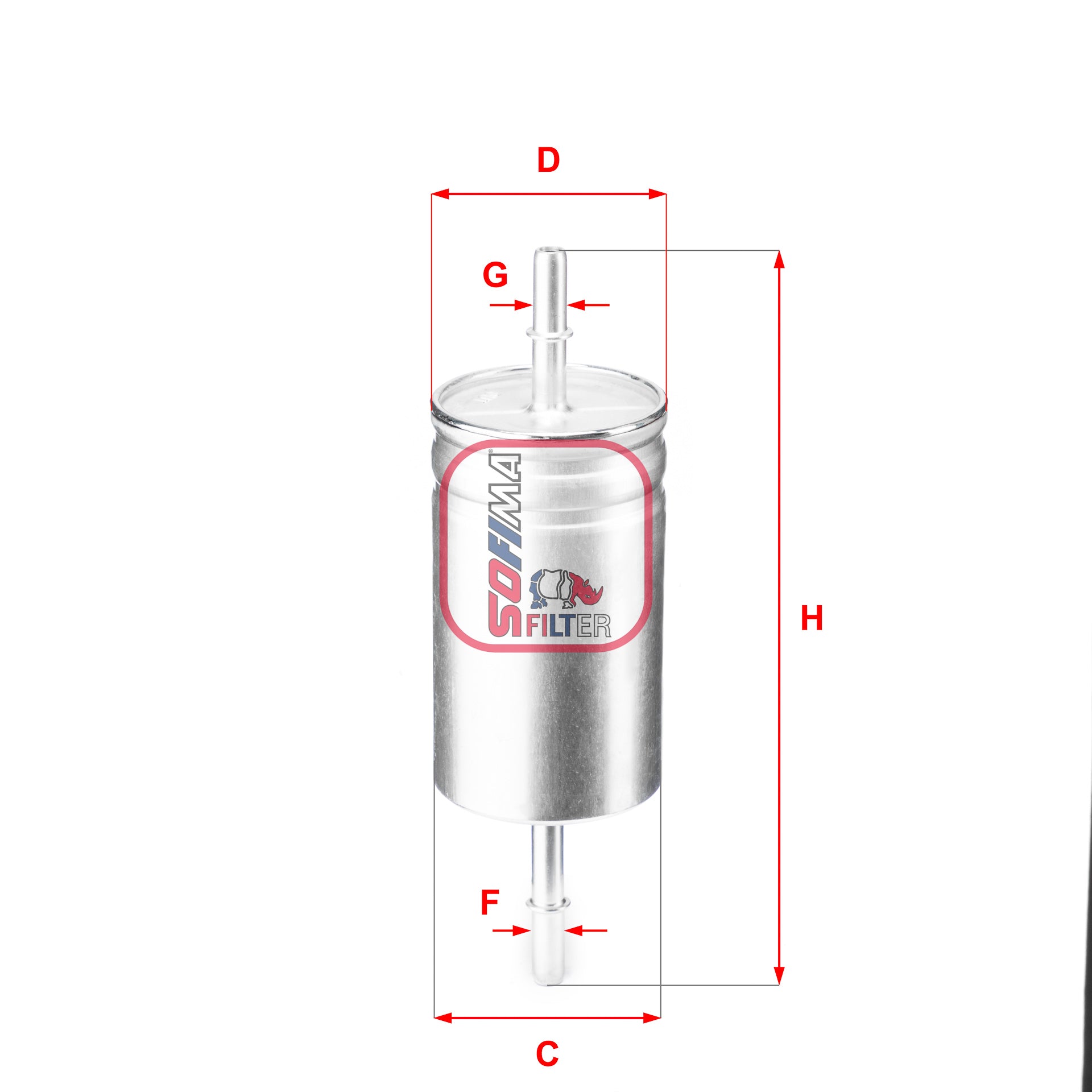 SOFIMA S1842B Fuel Filter