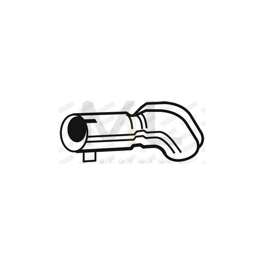 WALKER 07560 Exhaust tip 270mm, 0,760kg