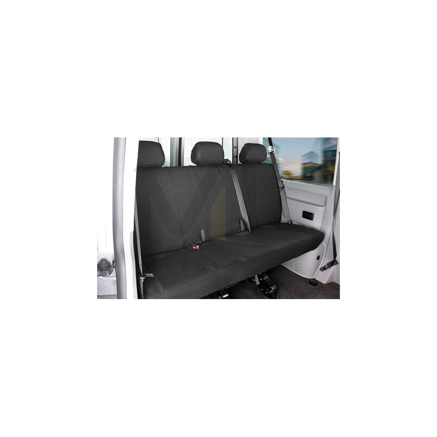 WALSER 10460 Car seat cover for VW TRANSPORTER Grey, Polyester, Rear