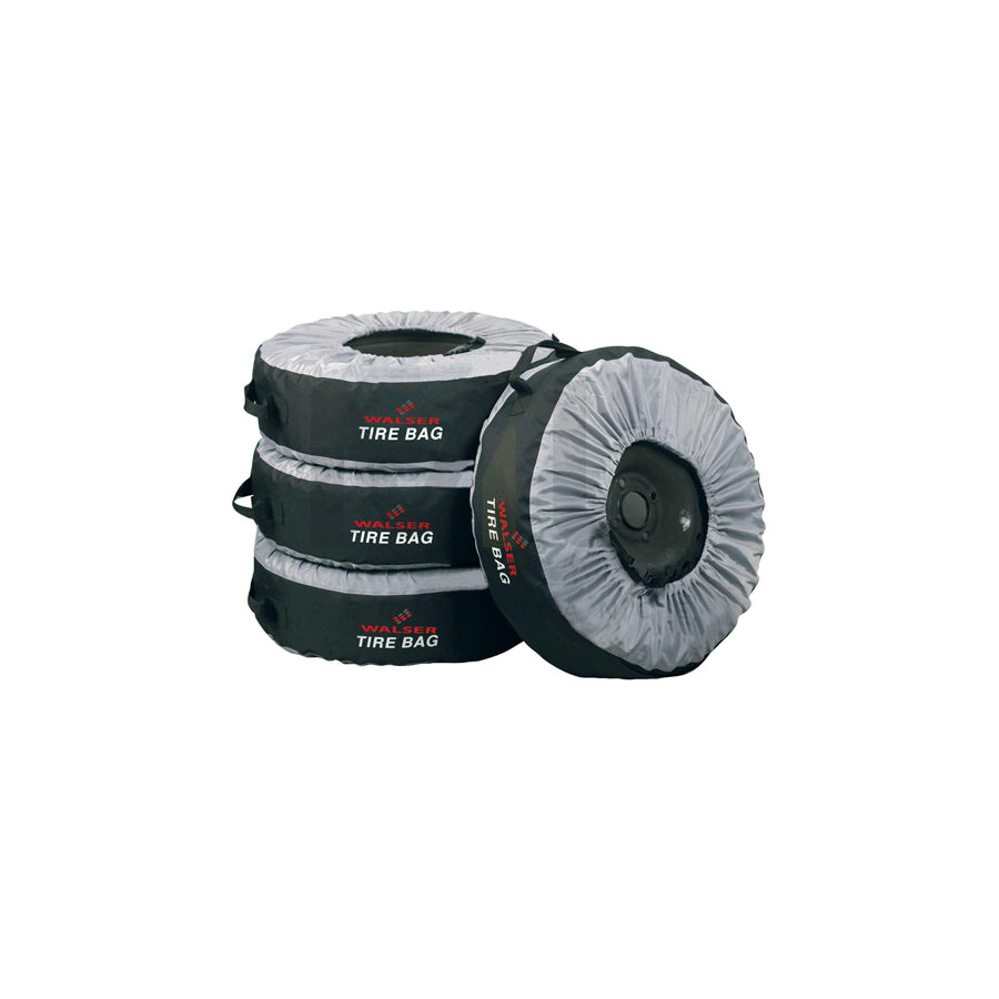 WALSER 13711 Tyre bags Black, Grey, Wheel Diameter: 13-17 Inch