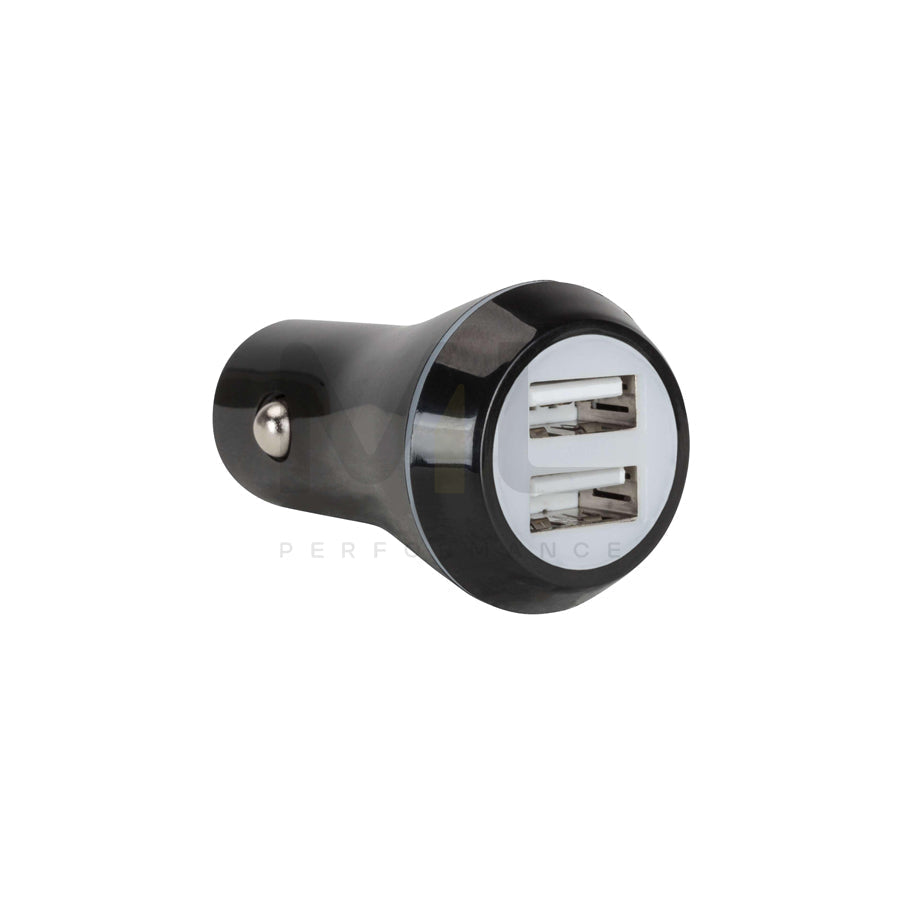 WALSER 16207 In-car charger 12, 24V, Number of inlets/outlets: 2 USB, Black