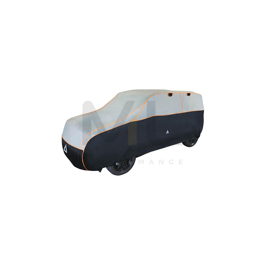 WALSER 30984 Car cover full-size, M 175x460 cm, Dark Blue, Grey
