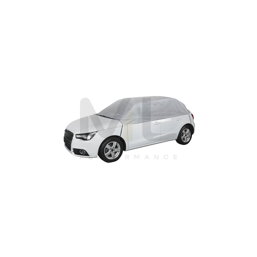 WALSER 31016 Car cover half-size, M 147x260 cm, Grey