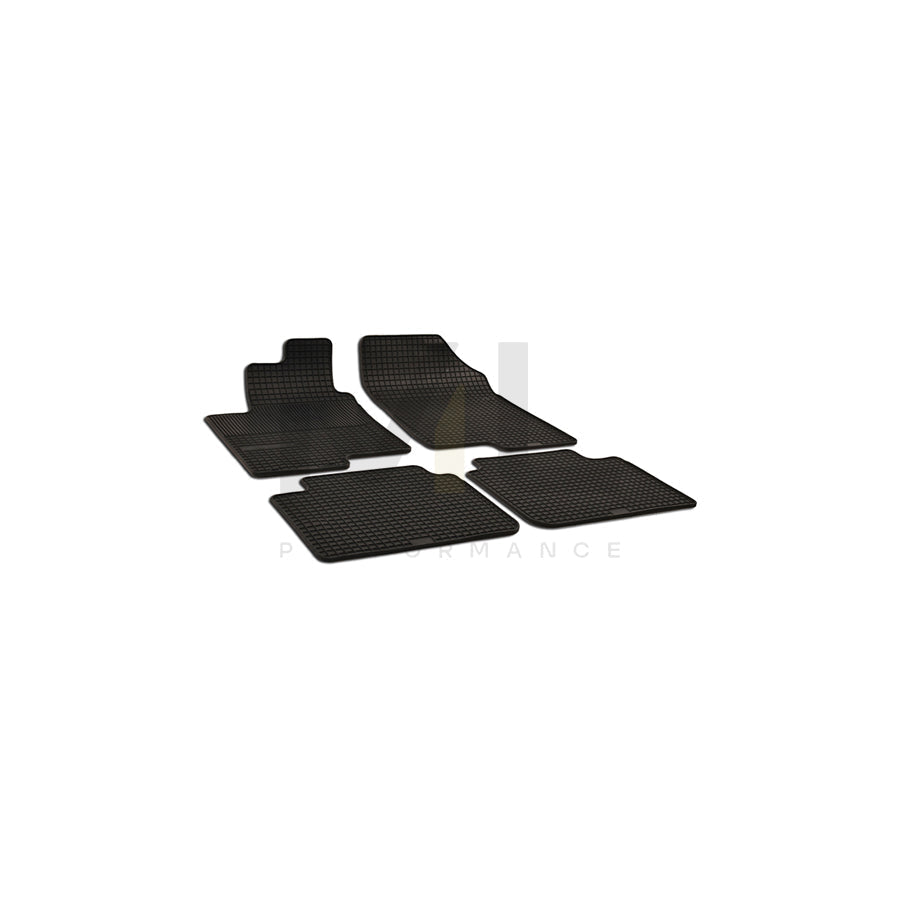 WALSER 50363 Floor mat set for HYUNDAI SONATA Elastomer, Front and Rear, Quantity: 4, Black