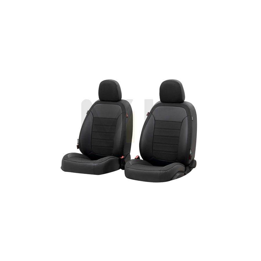 WALSER Aversa 38795 Car seat cover Black, Polyester, Front