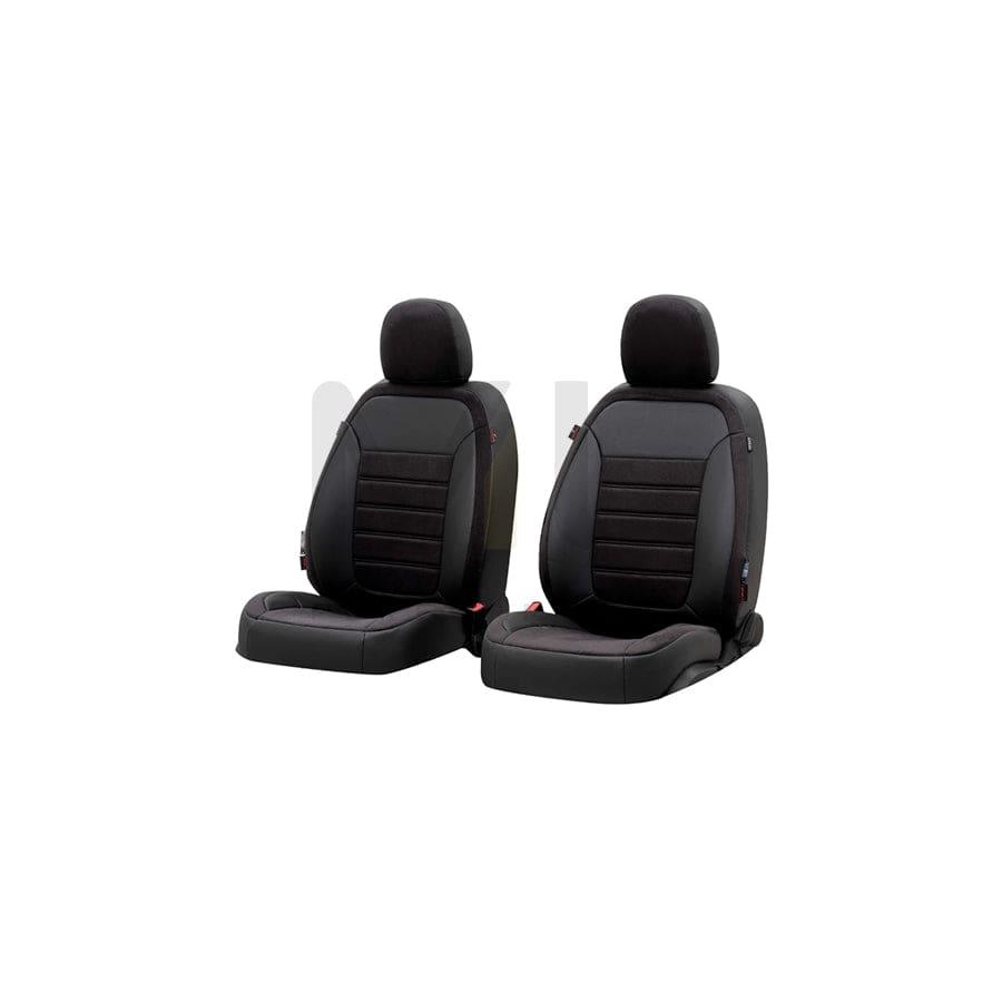 WALSER Bari 38797 Car seat cover Black, Polyester, Front