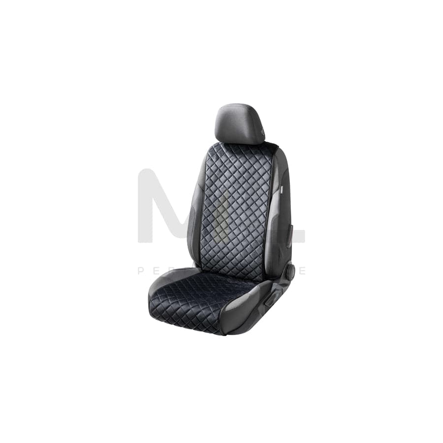 WALSER Comfortline Luxor 13957 Car seat cover Black, Cotton, Polyester, Front