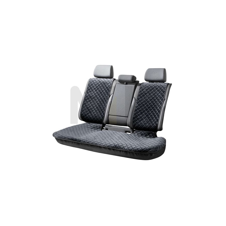 WALSER Comfortline Luxor 13959 Car seat cover Black, Cotton, Polyester, Rear