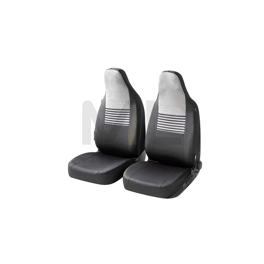 WALSER Gordon , ZIPP IT Premium 11866 Car seat cover Black/Grey, Polyester, Front