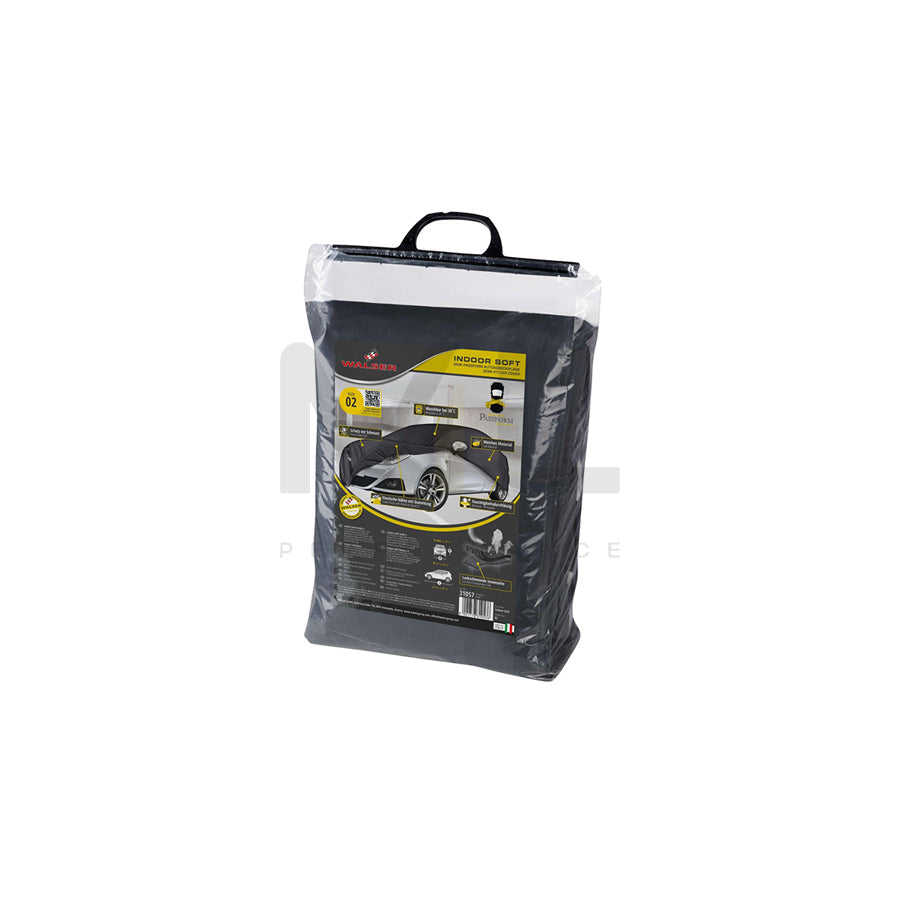 WALSER Indoor Soft 31057 Car cover 2 455x401 cm, Black