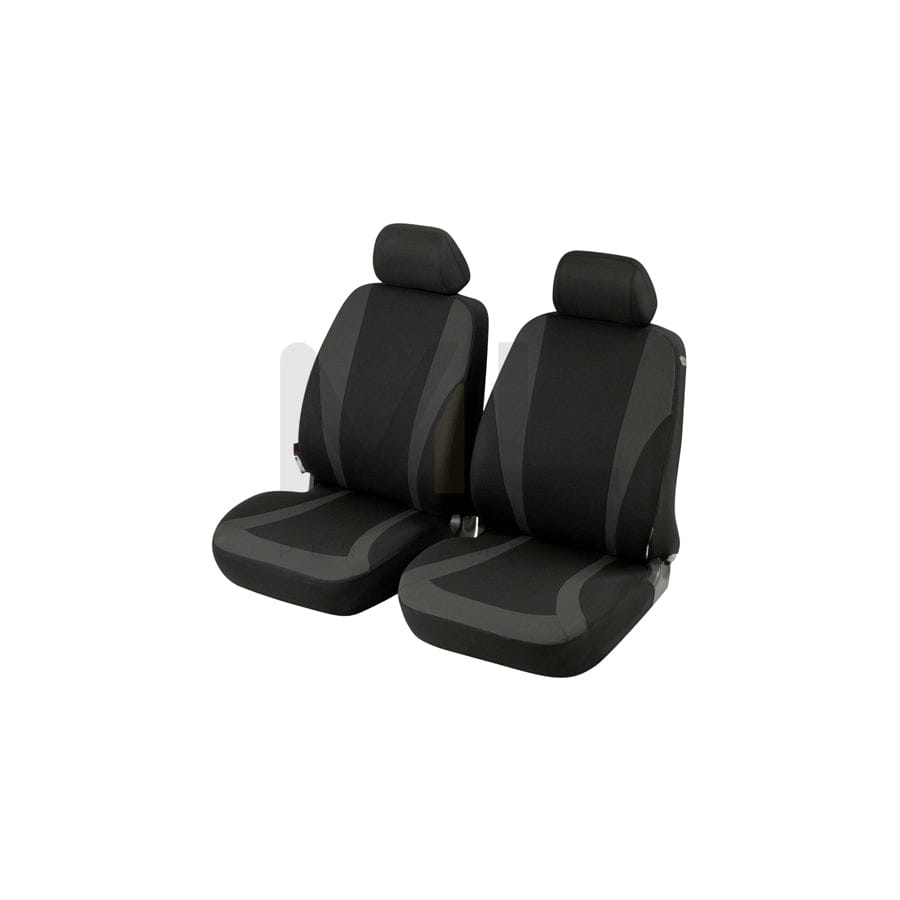 WALSER Mendoza 11794 Car seat cover Anthracite, Grey, Polyester, Front