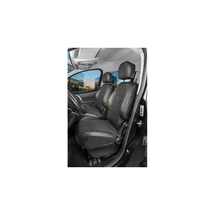 WALSER Premium 50176 Car seat cover Polyester, Front