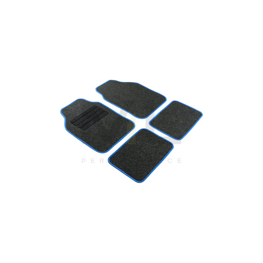 WALSER Regio 29057 Floor mat set Textile, Front and Rear, Quantity: 4, Anthracite