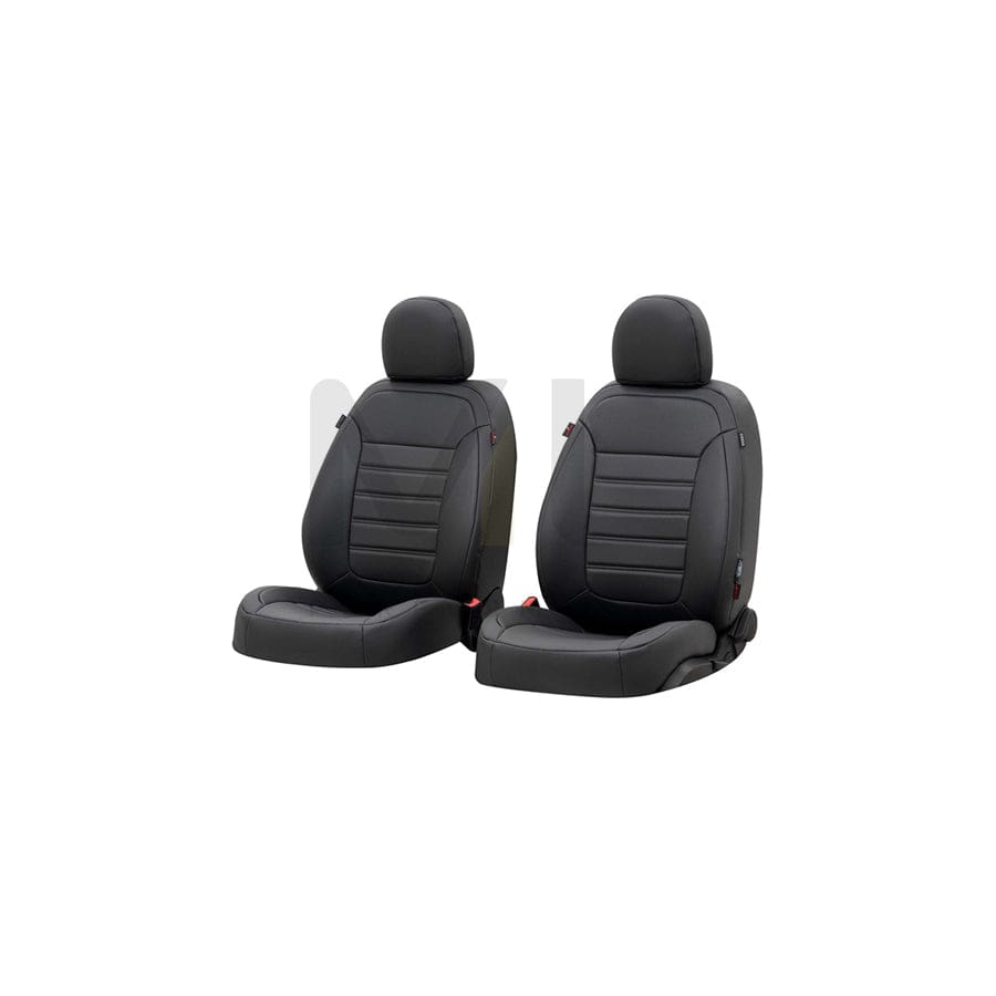 WALSER Robusto 38376 Car seat cover Black, Polyester, Front