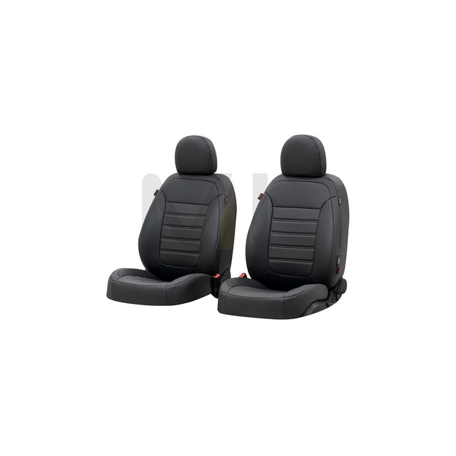 WALSER Robusto 38793 Car seat cover Black, Polyester, Front