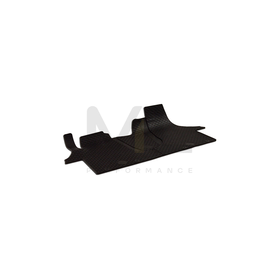 WALSER Tailored 50810 Floor mat set for VW TRANSPORTER Elastomer, Front, Quantity: 1, Black