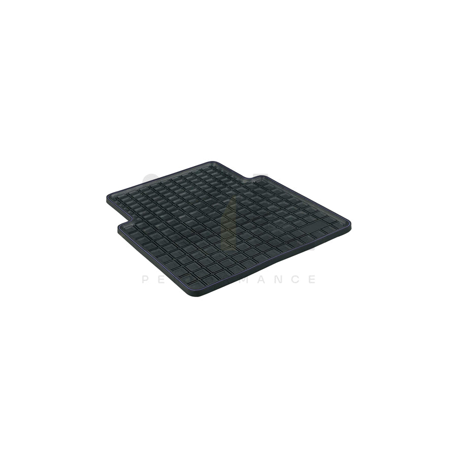 WALSER Tailored, Blueline Premium 14900 Floor mat set Elastomer, Rear, Quantity: 1, Black
