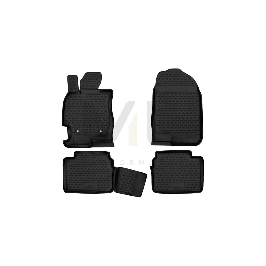 WALSER Tailored, XTR 75101 Floor mat set Front and Rear