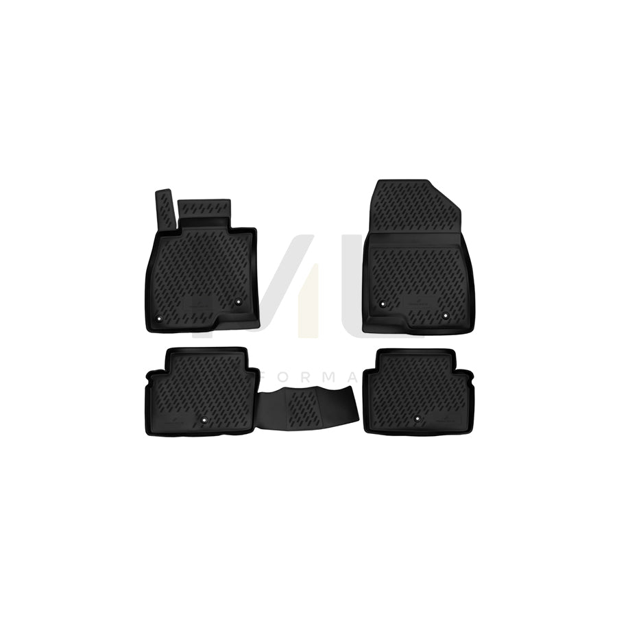 WALSER Tailored, XTR 75102 Floor mat set Front and Rear