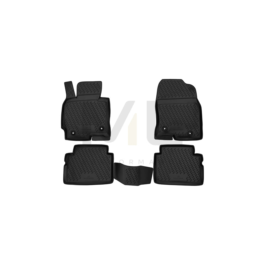 WALSER Tailored, XTR 75105 Floor mat set Front and Rear