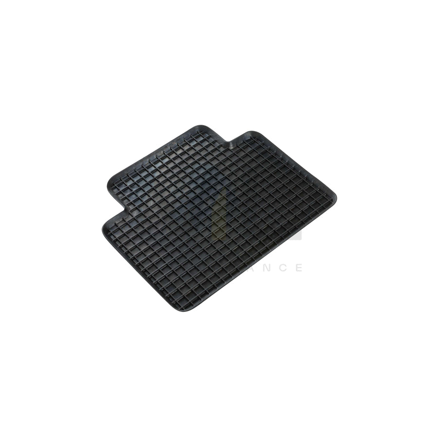 WALSER Universal fit, Honeycomb 14942 Floor mat set Elastomer, Rear, Quantity: 1, Black
