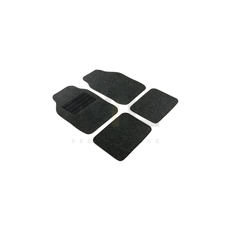 WALSER Universal fit, Regio 14459 Floor mat set Textile, Front and Rear, Quantity: 4, Anthracite