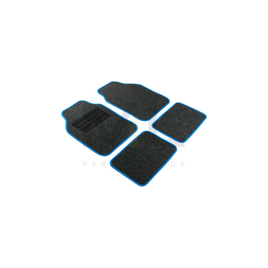 WALSER Universal fit, Regio blue 14461 Floor mat set Textile, Front and Rear, Quantity: 4, Anthracite