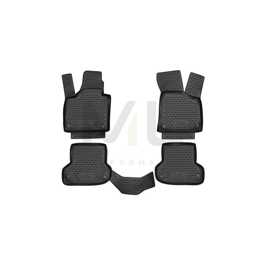 WALSER XTR 75007 Floor mat set Front and Rear